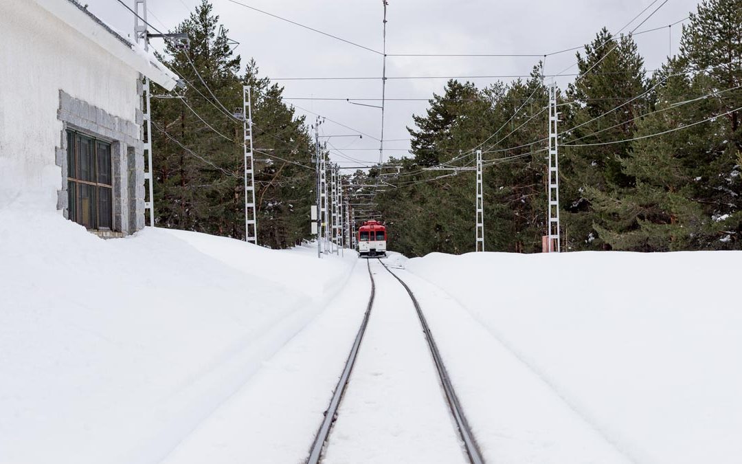 Met de trein naar wintersport